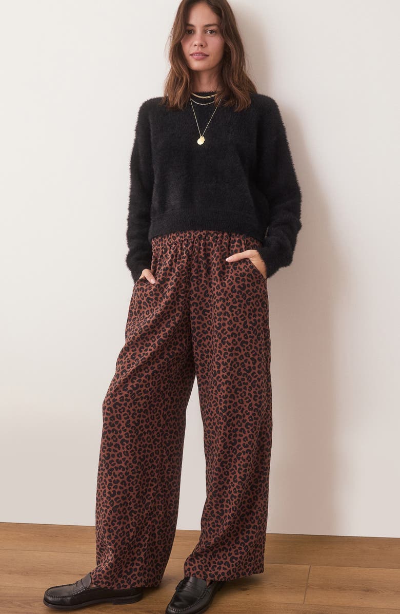 Marine Layer Teddy Eyelash Crop Sweater, Alternate, color,