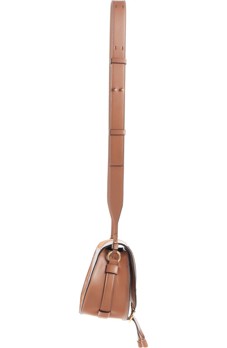 Chloé Marcie Leather & Suede Patchwork Crossbody Bag, Alternate, color, Dusty Tan