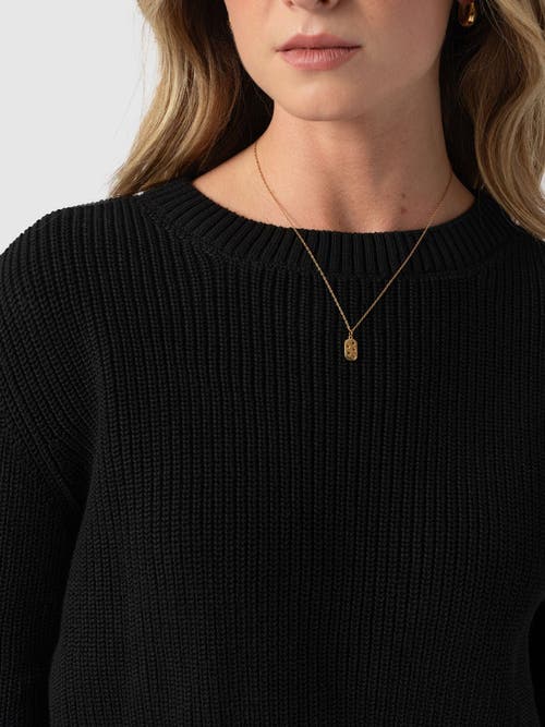 Shop Saint + Sofia Remy Crop Sweater