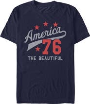 Lost Gods Men's Lost Gods The Beautiful America 1776  Graphic T-Shirt
