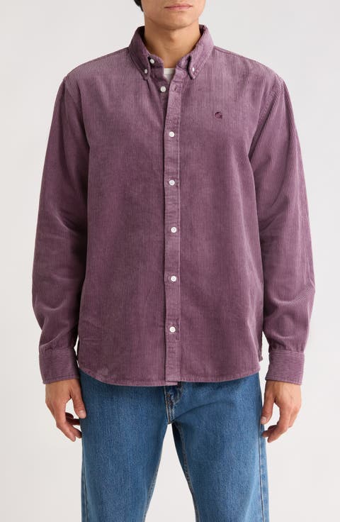 Madison Corduroy Button-Down Shirt