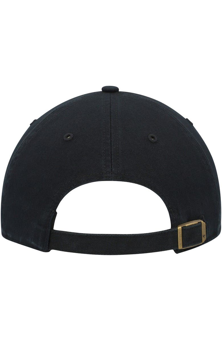 '47 Women's '47 Black New Orleans Saints Phoebe Clean Up Adjustable Hat, Alternate, color, 