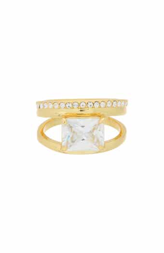 Covet Crystal Double Band Ring