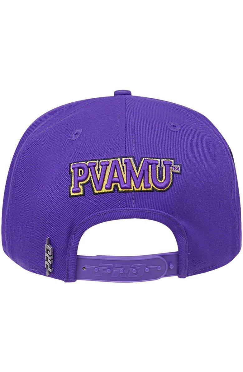 PRO STANDARD Men's Pro Standard  Purple Prairie View A&M Panthers Evergreen Mascot Snapback Hat, Alternate, color, 