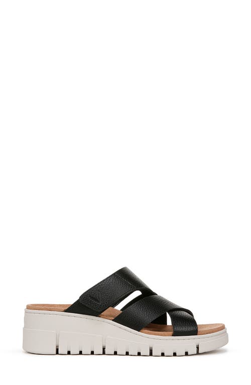 Vionic Uptown Sunset Slide Sandal In Black