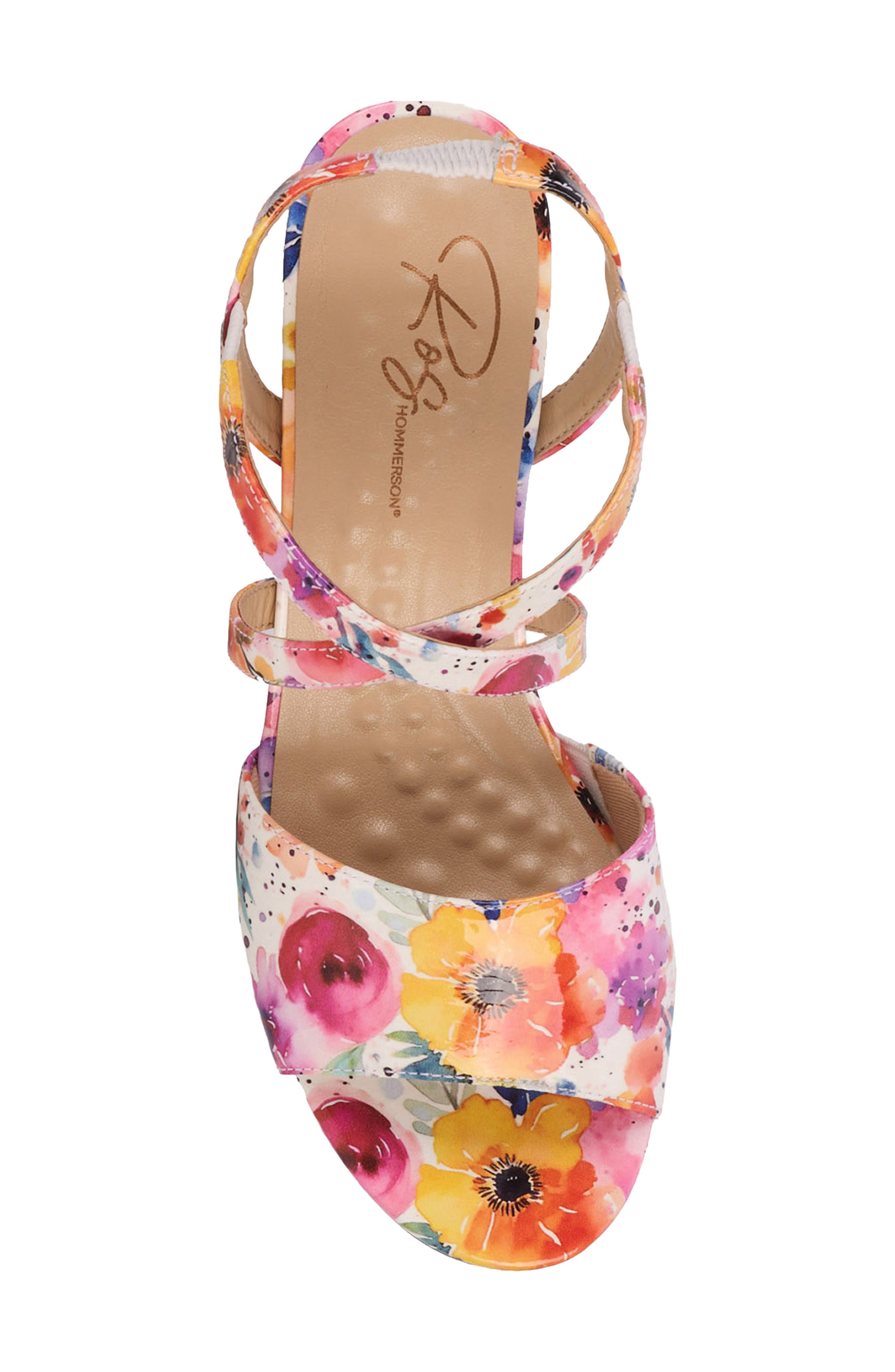 Liza Slingback Sandal, Alternate, color, TROPICAL FLORAL LEATHER
