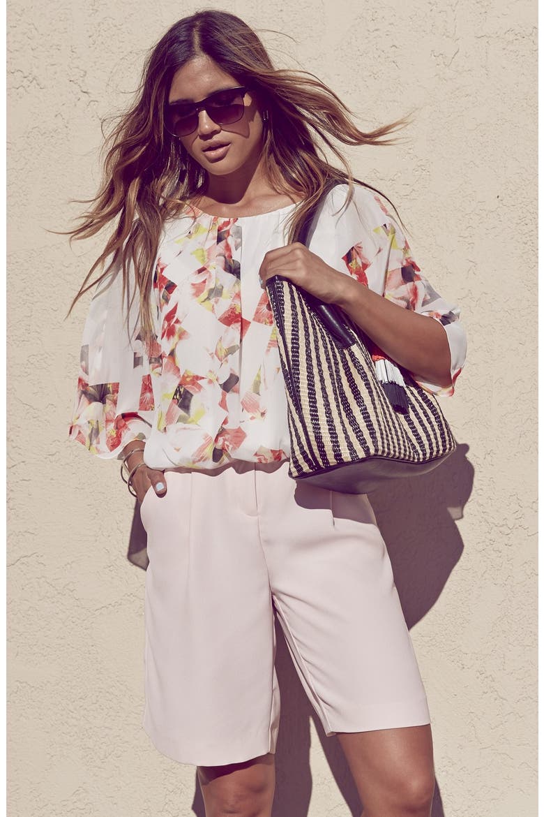 Soft Bermuda Shorts, Alternate, color, RICH BLACK