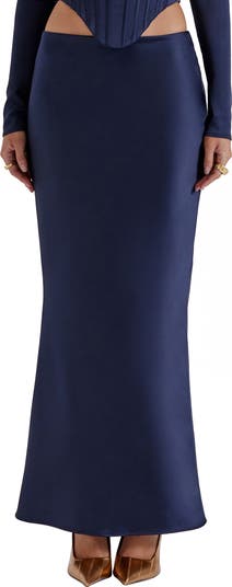 Charlene Satin Maxi Skirt