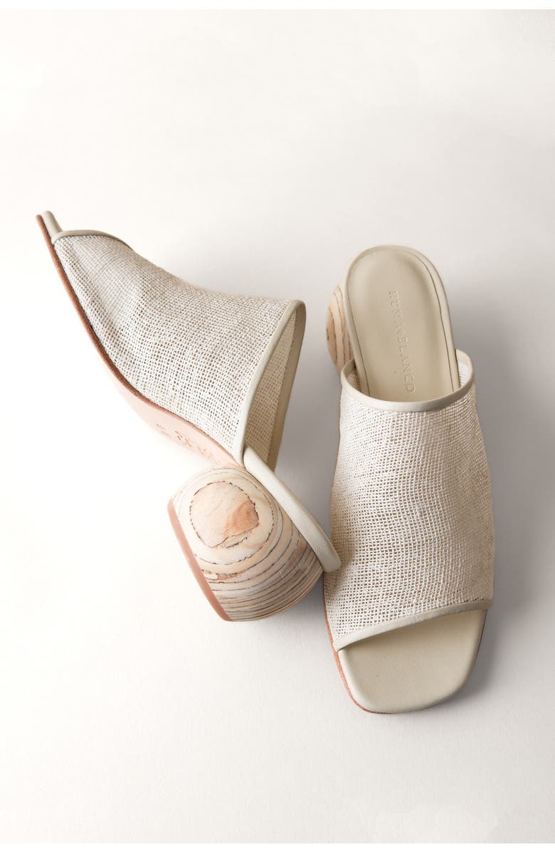 Huma Blanco Milla Natural Jute Slide Sandal, Alternate, color, Natural Jute