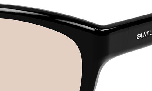 Saint Laurent 53mm Square Sunglasses In Black