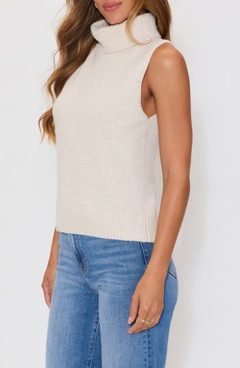 Luna Sleeveless Turtleneck Sweater