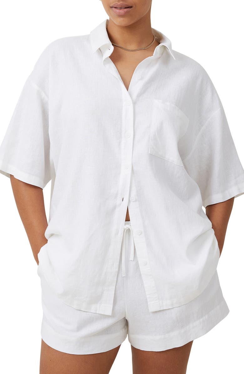 Cotton On Haven Short Sleeve Shirt, Main, color, 
