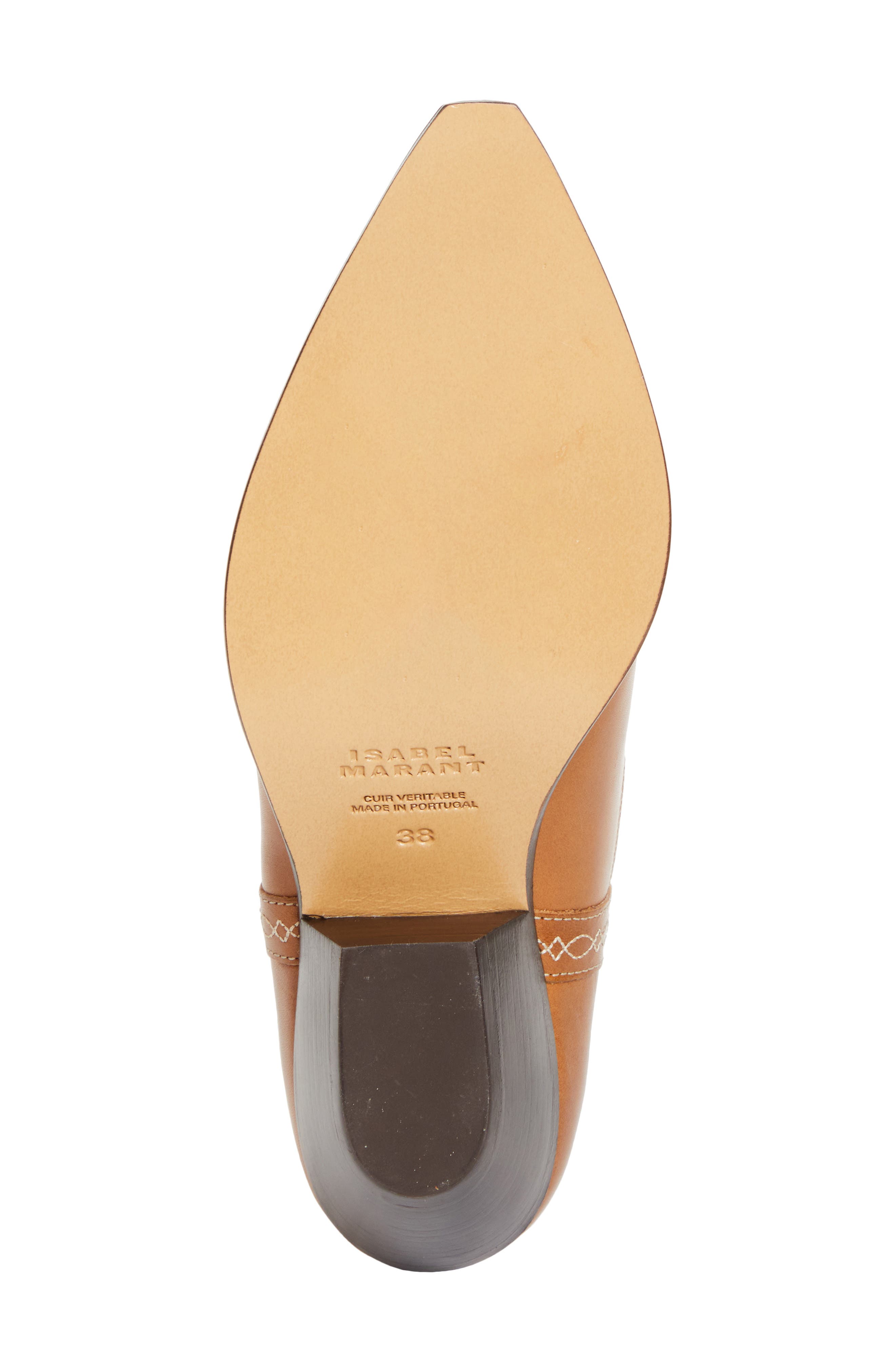 Isabel Marant Duerto Western Boot, Alternate, color, Chestnut