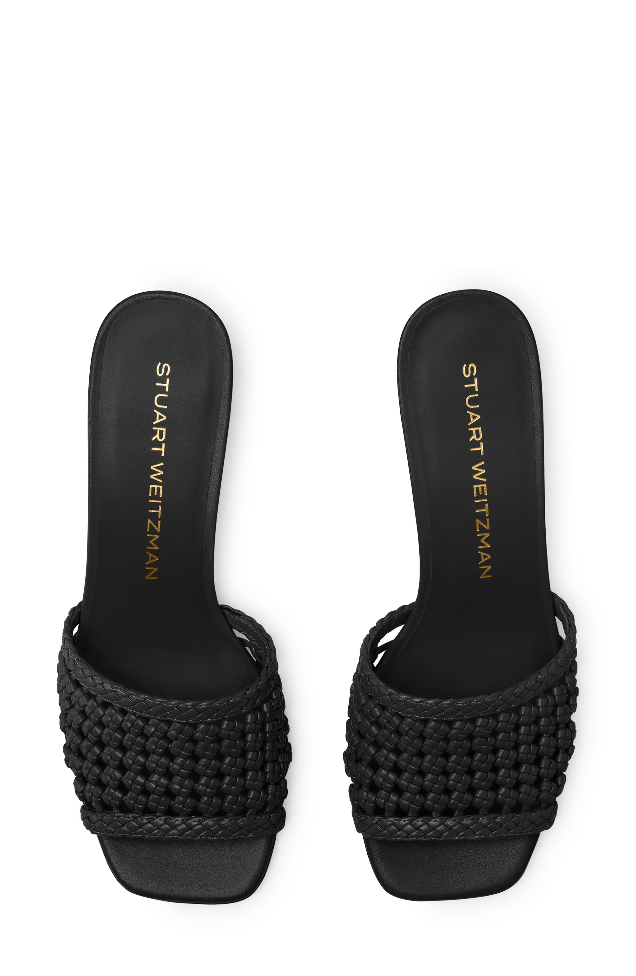 Stuart Weitzman Marina Slide 50, Alternate, color, Black