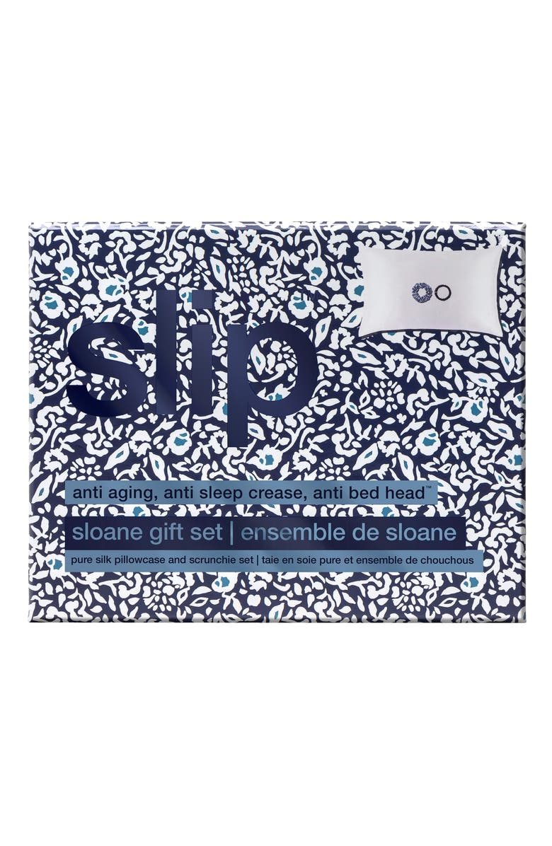 slip Sloan Pure Silk Pillowcase & Scrunchie Set (Limited Edition) $108 Value, Alternate, color, Sloane