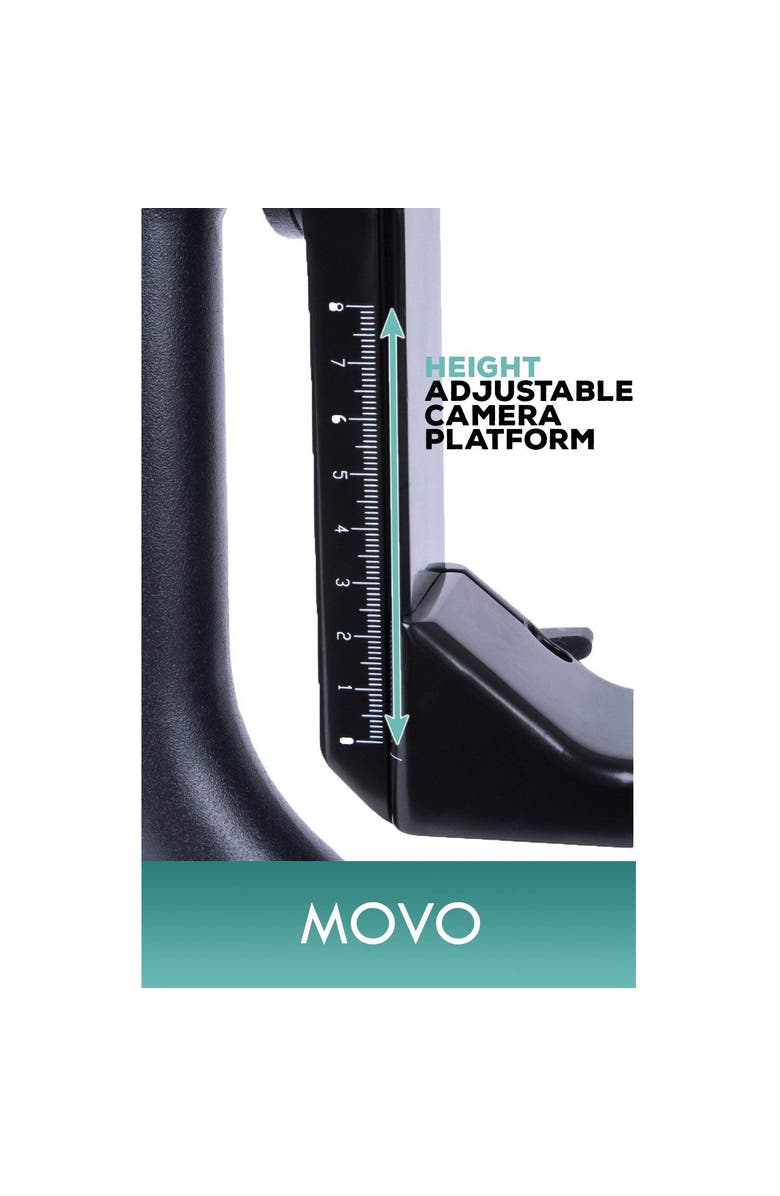 MOVO GH700 MKII Professional Gimbal DSLR Tripod Head with Long and Short Arca-Swiss Plates, Alternate, color, Black