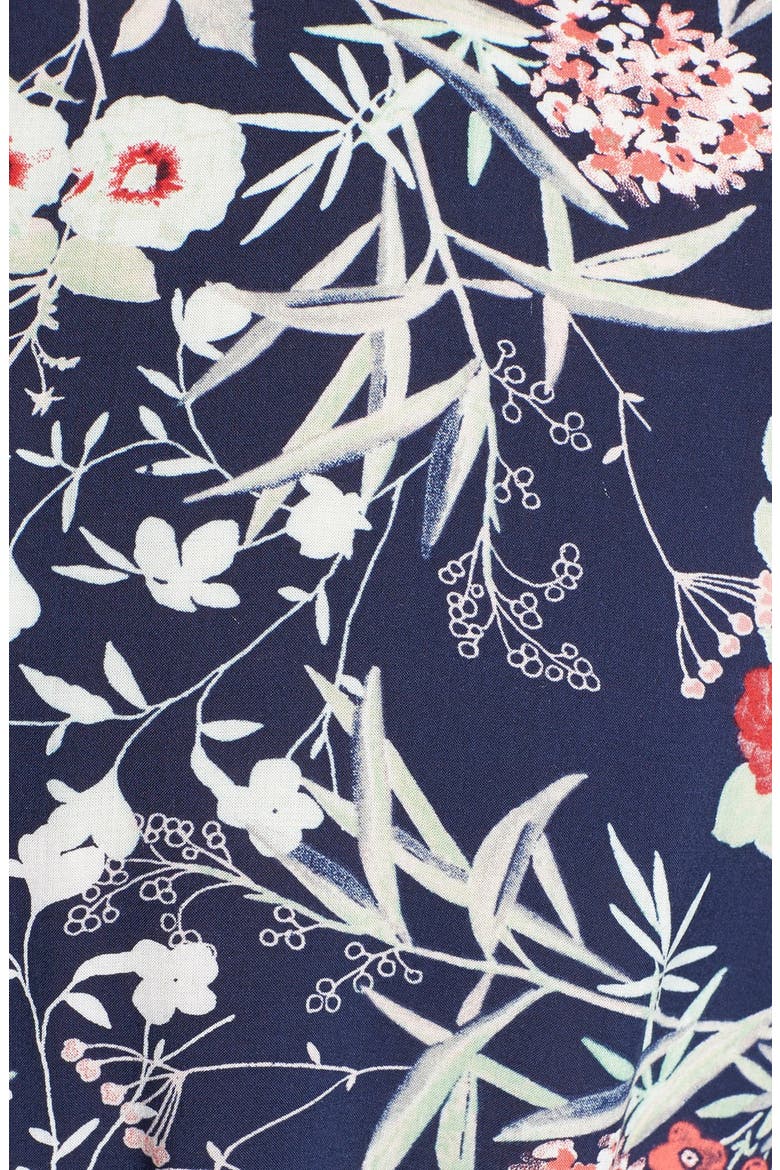 Sweet Dreams Print Robe, Alternate, color, NAVY PEACOAT MEADOW FLORAL