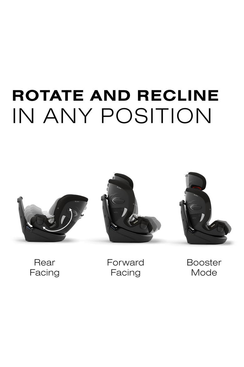 Callisto G 360 All-in-One Car Seat, Alternate, color, MOON BLACK