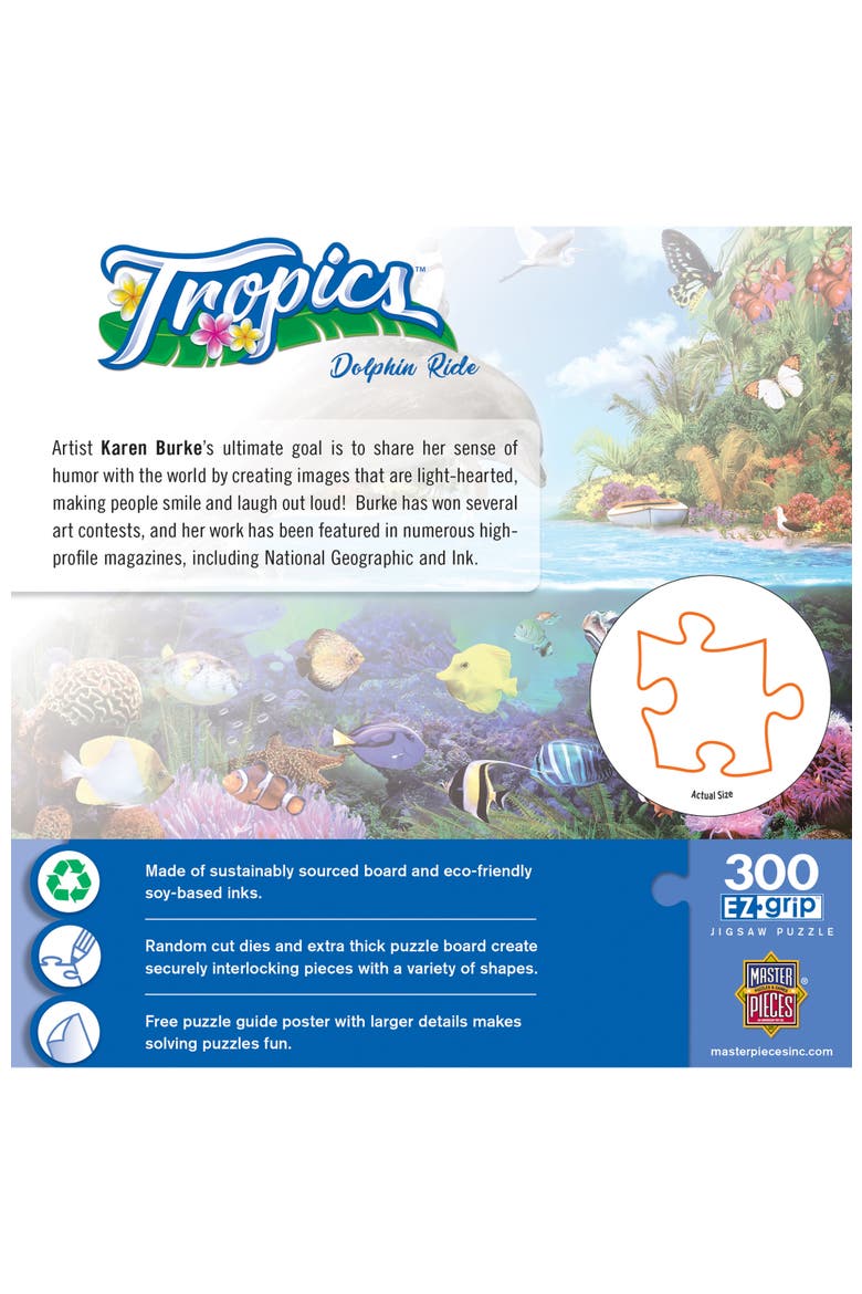 Dolphin Ride 300 Piece Jigsaw Puzzle, Alternate, color, Multicolor