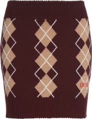 Chloé Argyle Wool
Cashmere Miniskirt