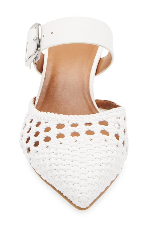 Nordstrom Rack Fawn Woven Mule In White