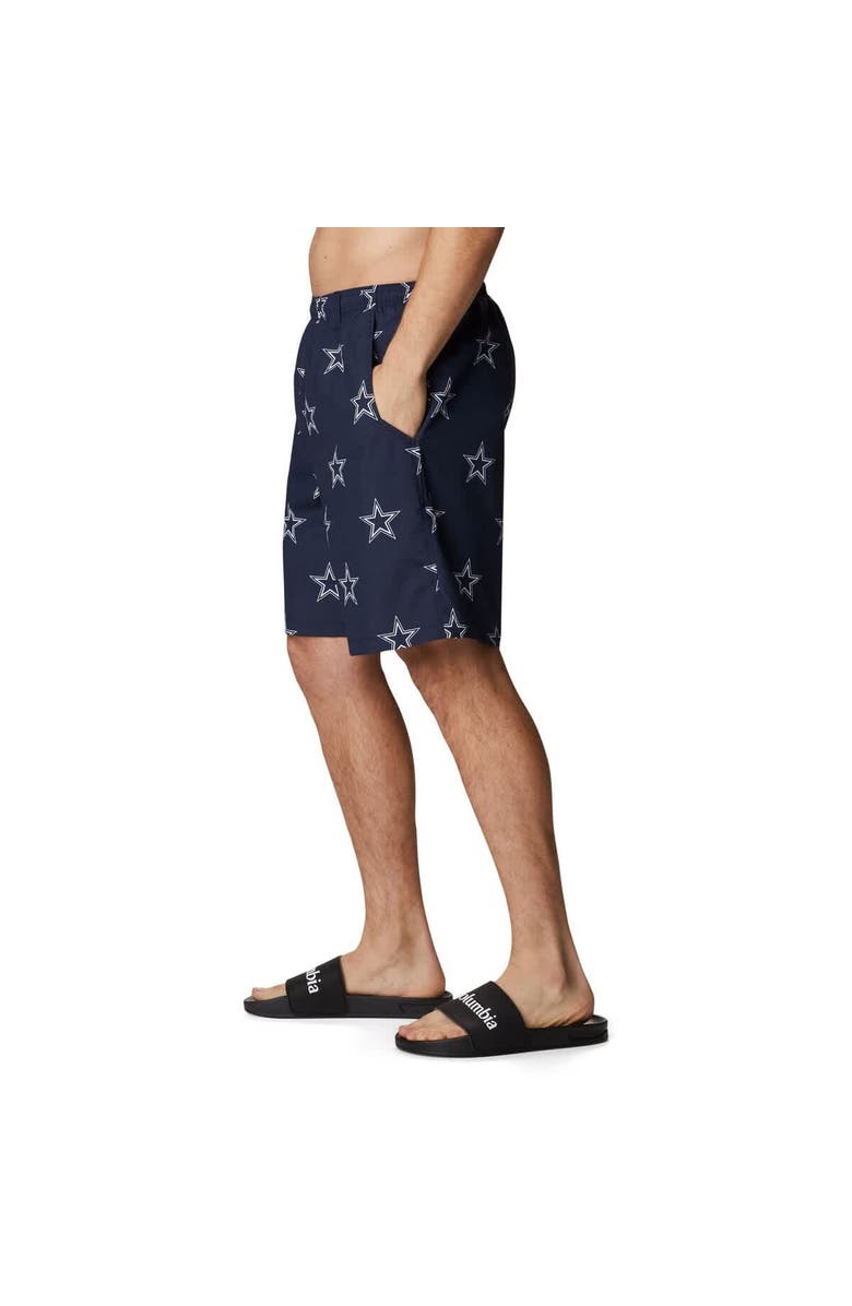 Columbia Men's Columbia Navy Dallas Cowboys Backcast III Printed Shorts, Alternate, color, Navy