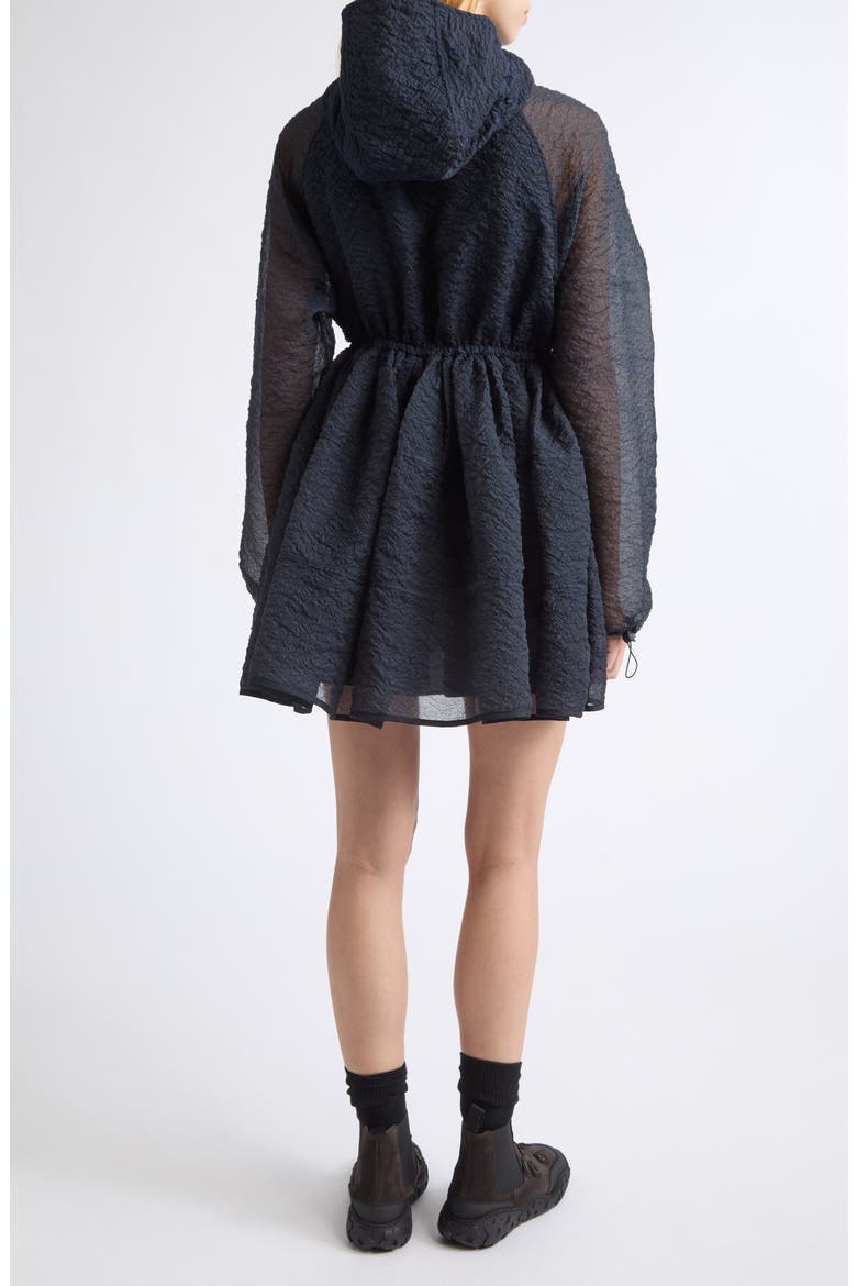 Freesia Brodia Matelass Quarter Zip Minidress, Alternate, color, NAVY