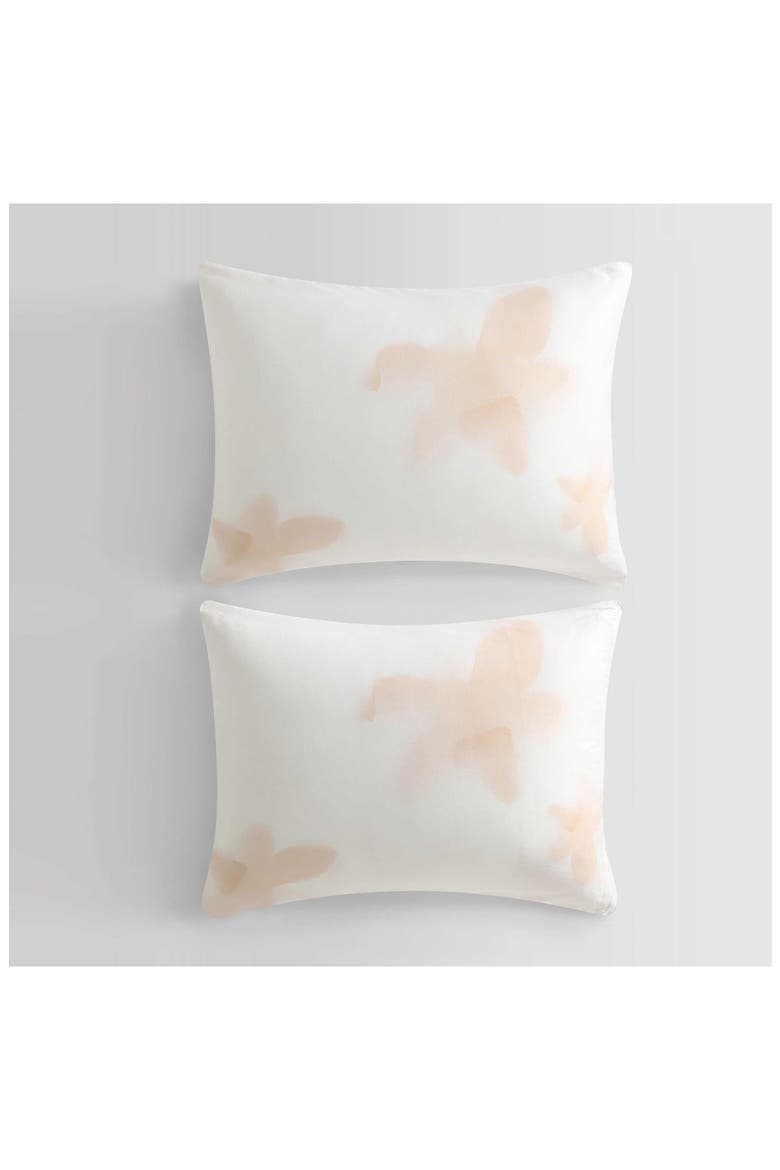 Liquid Floral 300 Thread Count Cotton Comforter & Shams Set, Alternate, color, LIGHT BEIGE