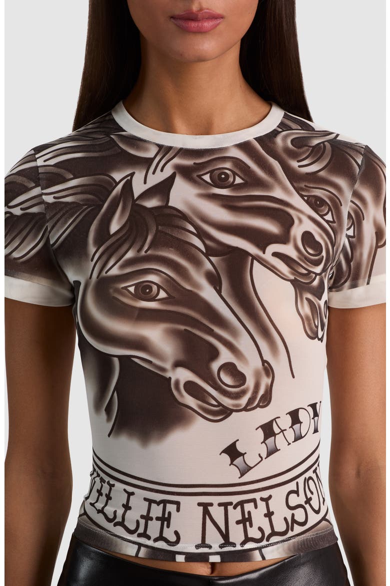 Tess Graphic Mesh T-Shirt, Alternate, color, LADY LUCK BISCOTTI
