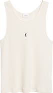 Saint Laurent Debardeur Embroidered Tank