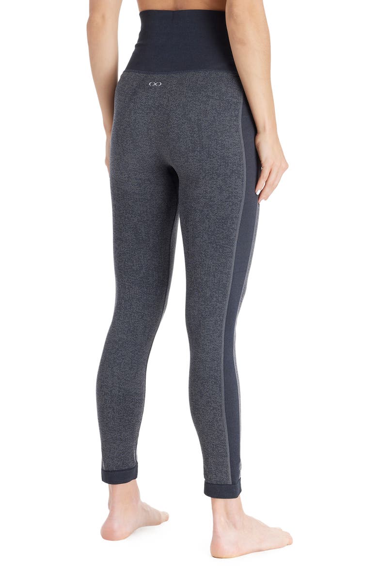Ella Activewear Seamless Maternity Leggings, Alternate, color, GREY JACQUARD