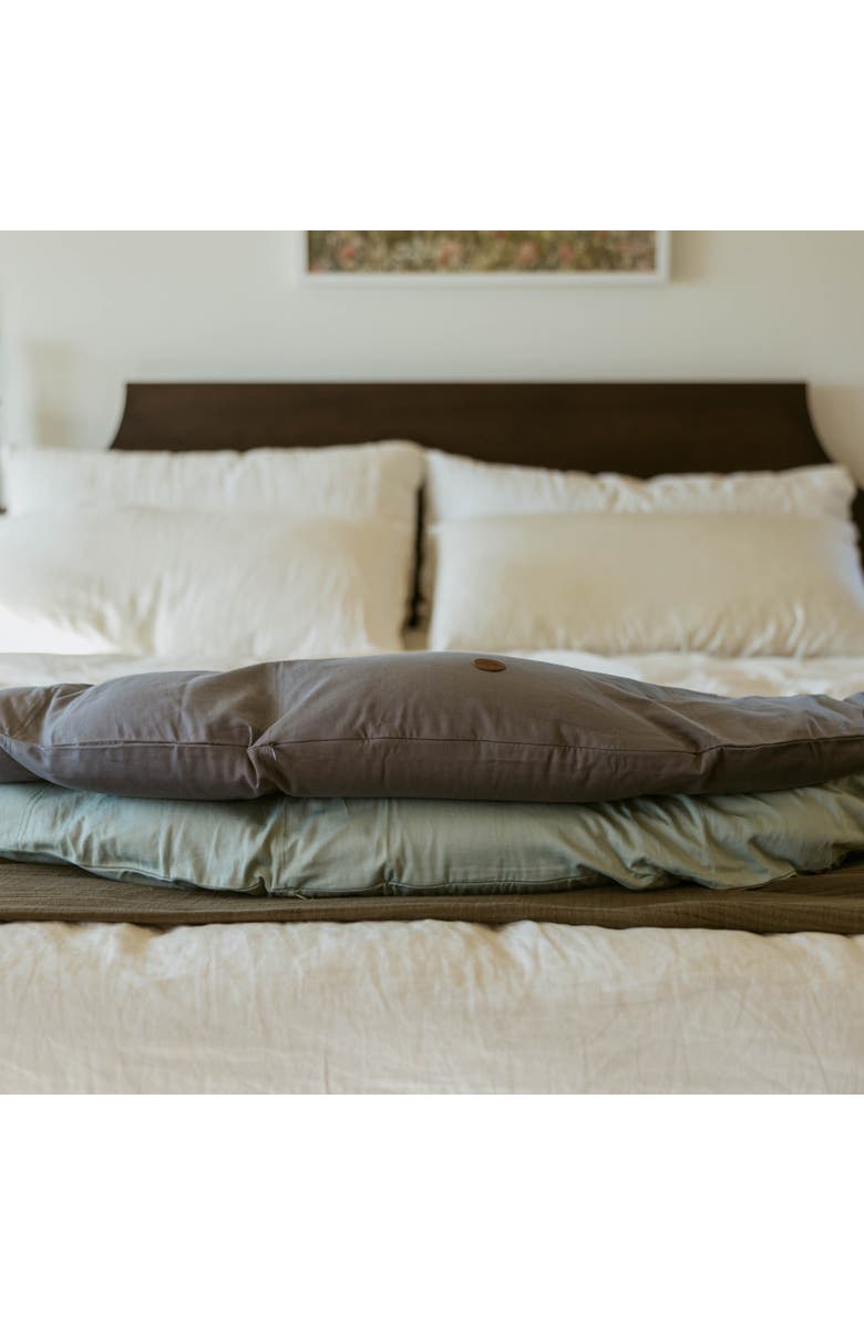 Parker Baby Co. The Croissant Pregnancy Pillow Cover, Alternate, color, Pewter