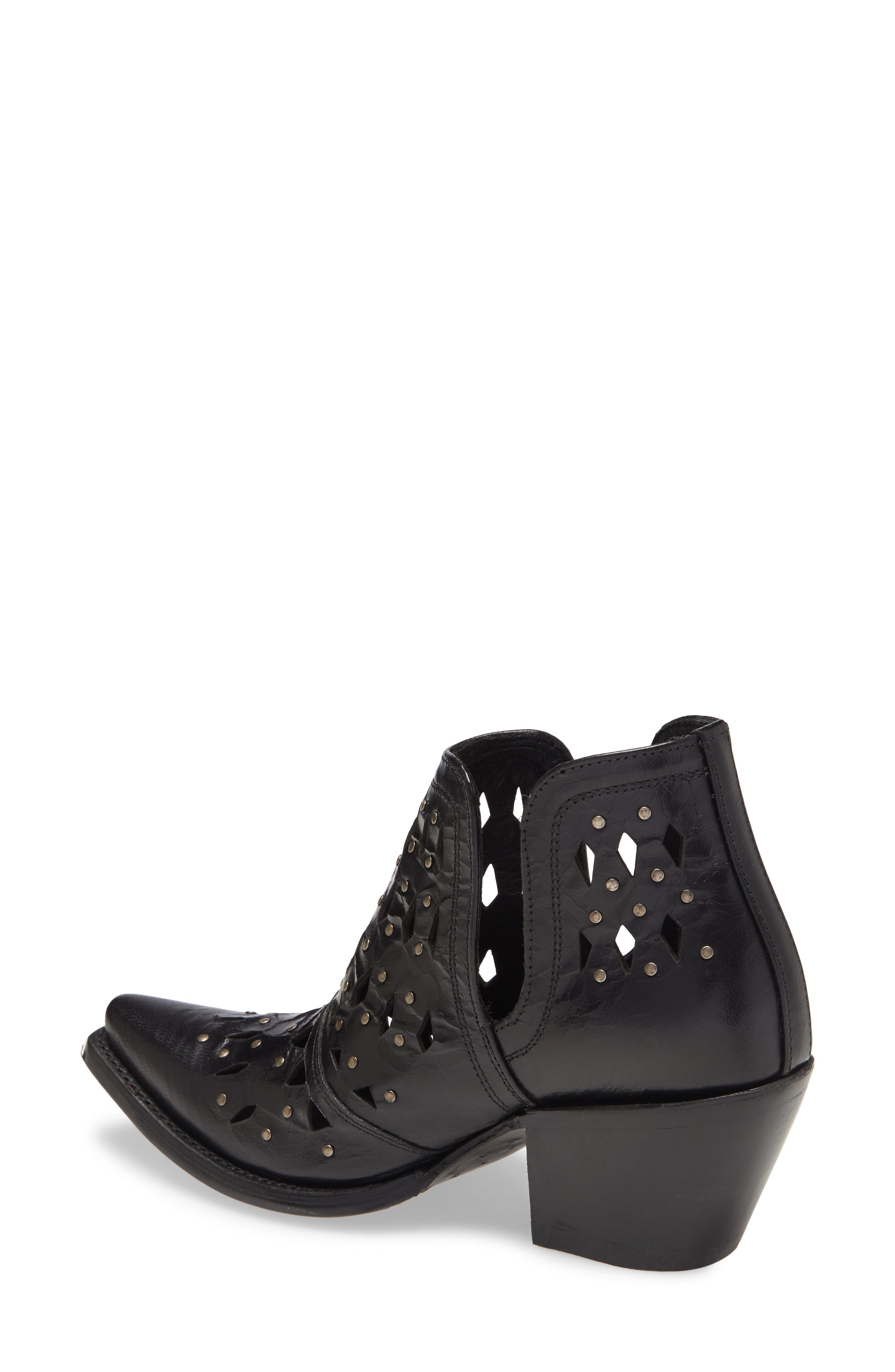 Ariat Dixon Perforated Studded Bootie, Alternate, color, 