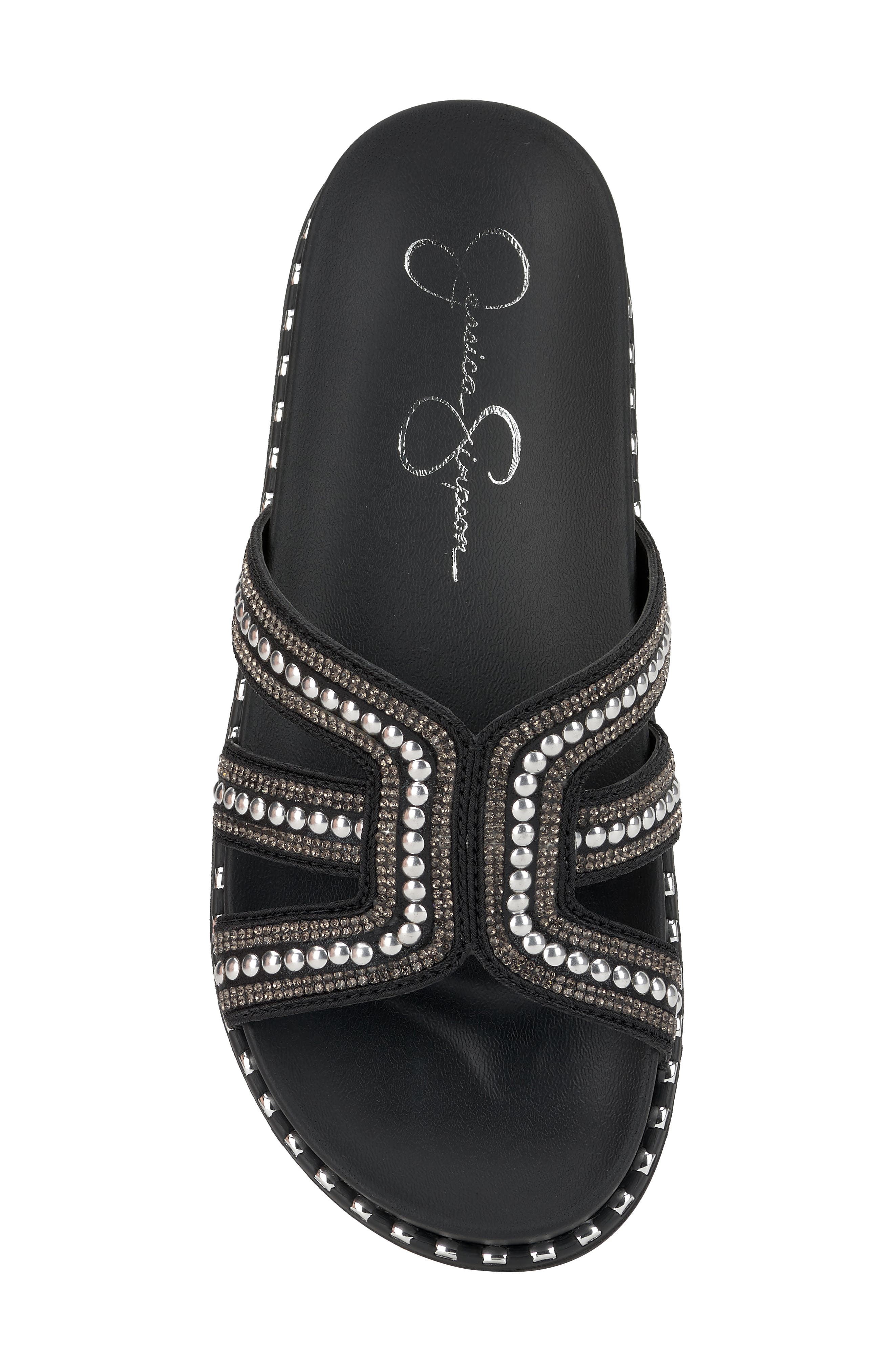 Jessica Simpson Colyve Slide Sandal, Alternate, color, Black