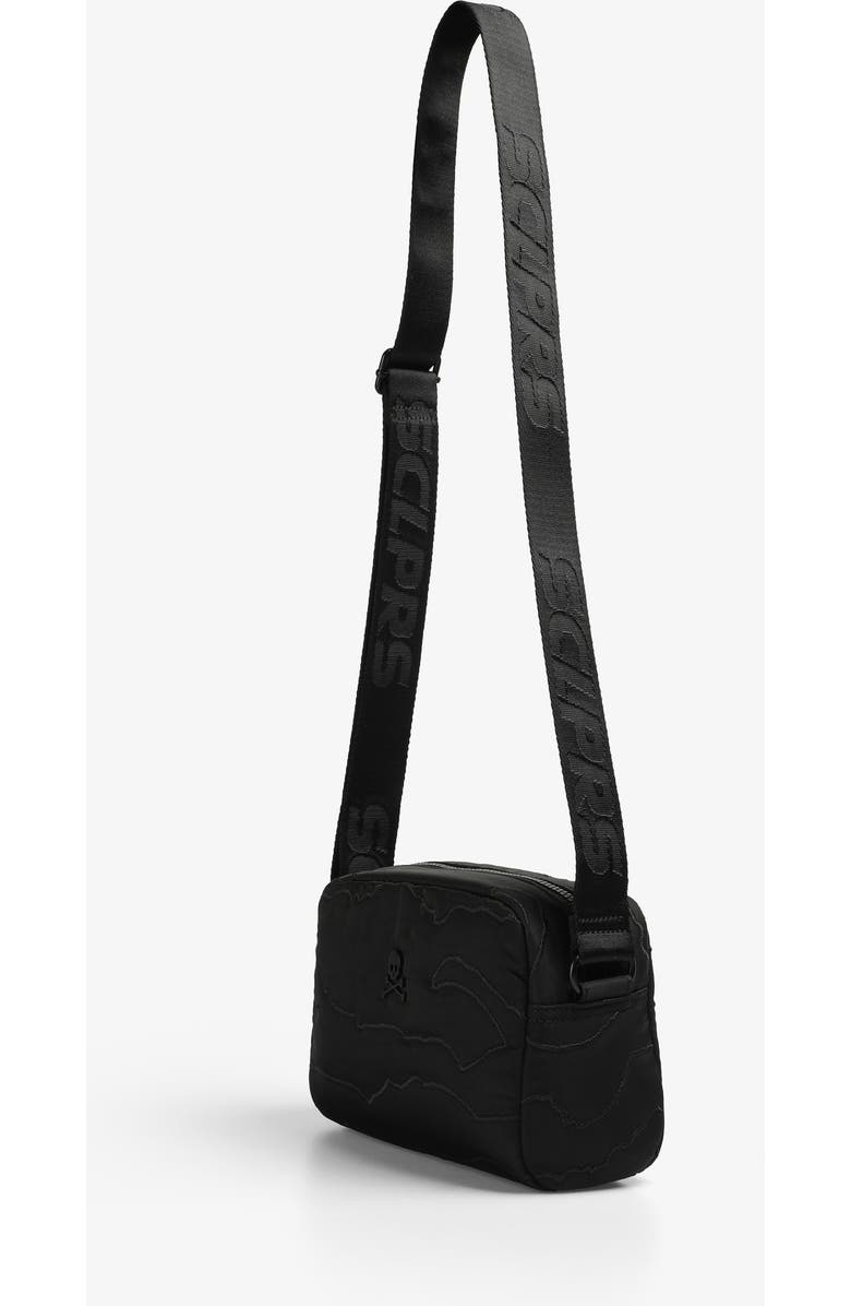 Scalpers Ny Emb Fabric Bag, Alternate, color, Black
