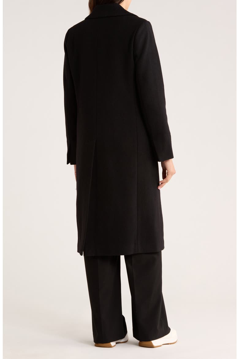 Wool Blend Coat, Alternate, color, BLACK