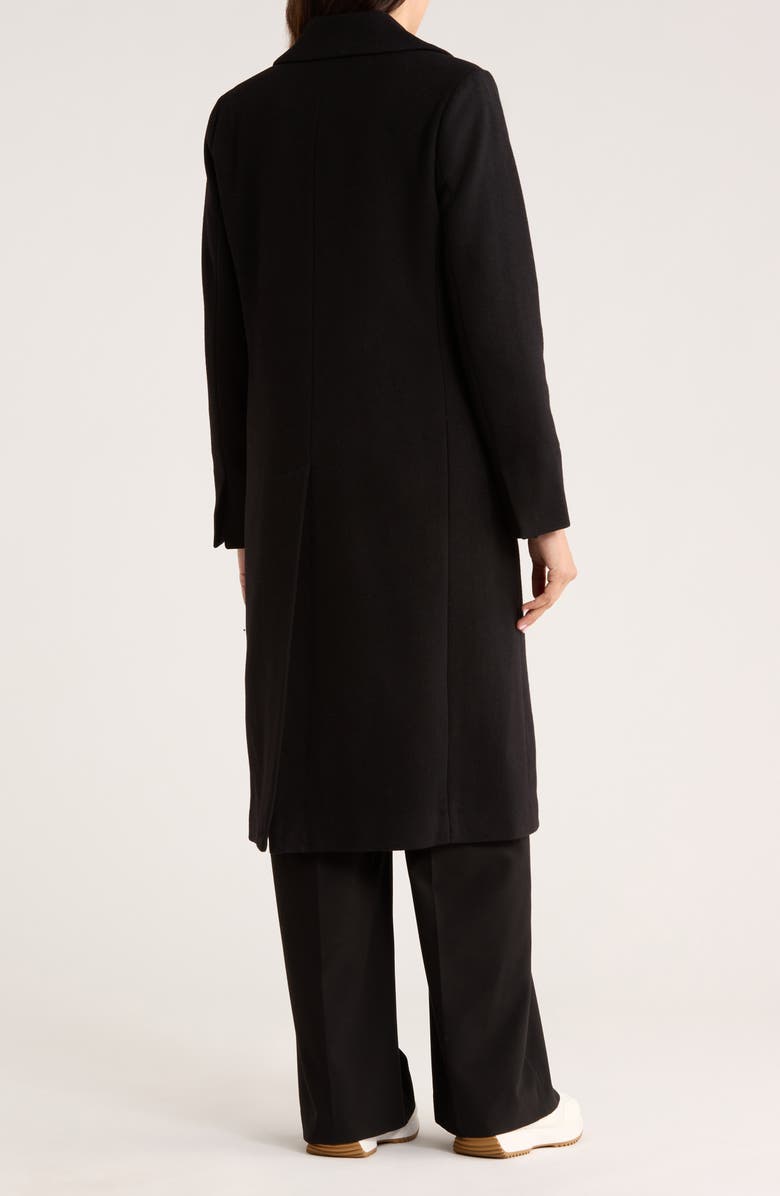 Michael Kors Wool Blend Coat, Alternate, color, Black