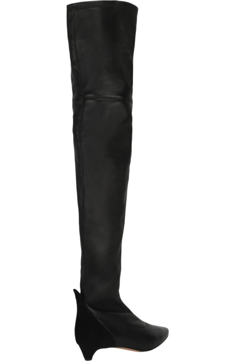 Givenchy Over-the-Knee Kitten Heel Boot, Alternate, color, Black