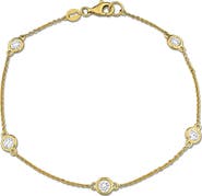 Julianna B. Lab-Grown Diamond Station Bracelet 14k