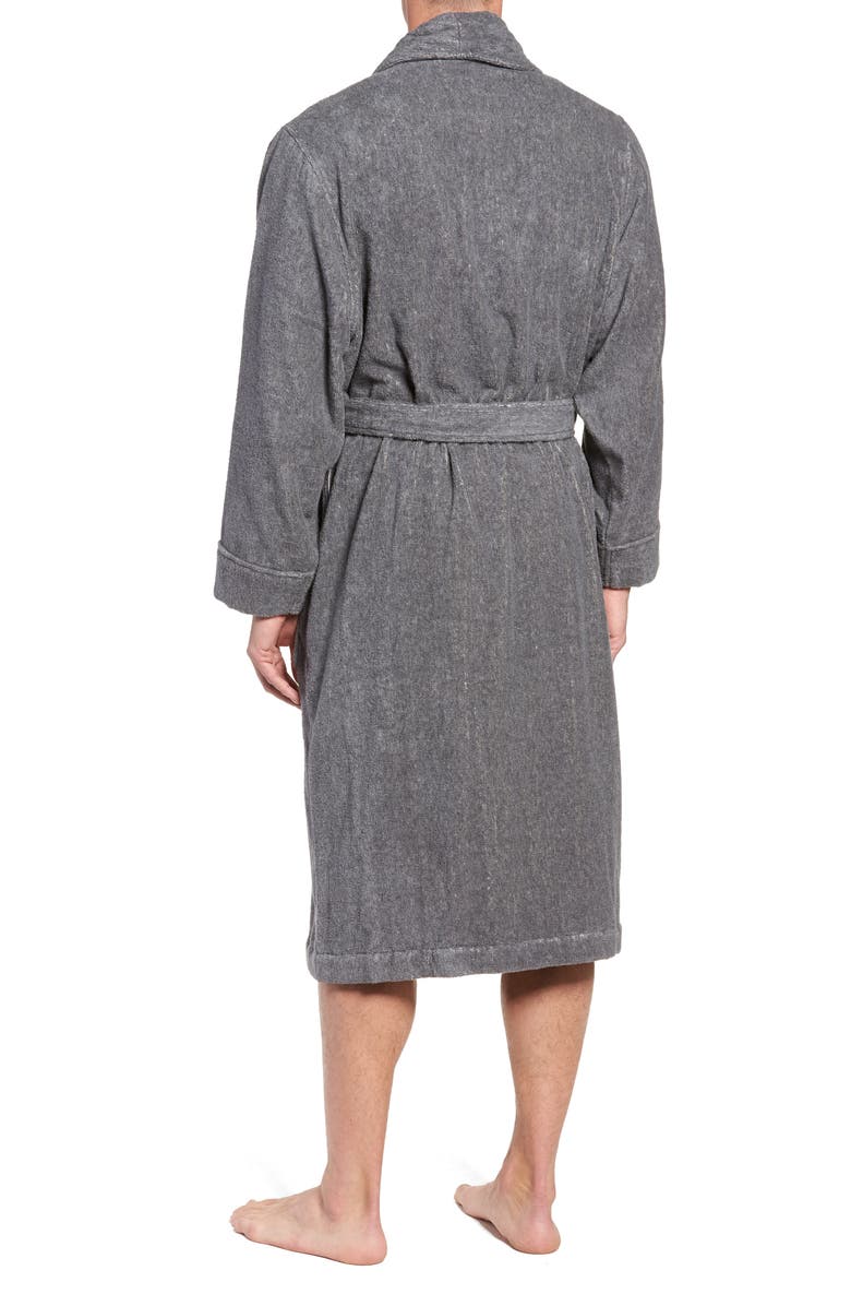 NORDSTROM MEN'S SHOP Hydro Cotton Terry Robe, Alternate, color,