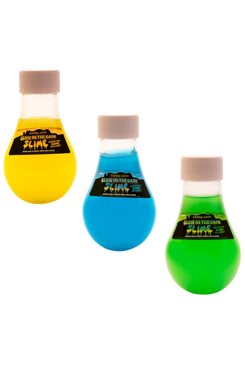 Glow In The Dark Pack, 3 Nontoxic, 5 oz Bottles, Alternate, color, Multicolored