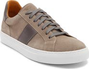 Magnanni Ashley Stripe Suede & Leather Sneaker
