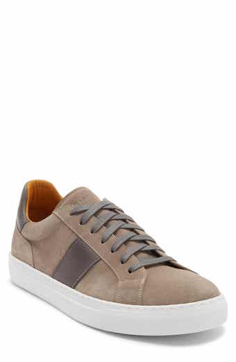 Magnanni Ashley Stripe Suede & Leather Sneaker