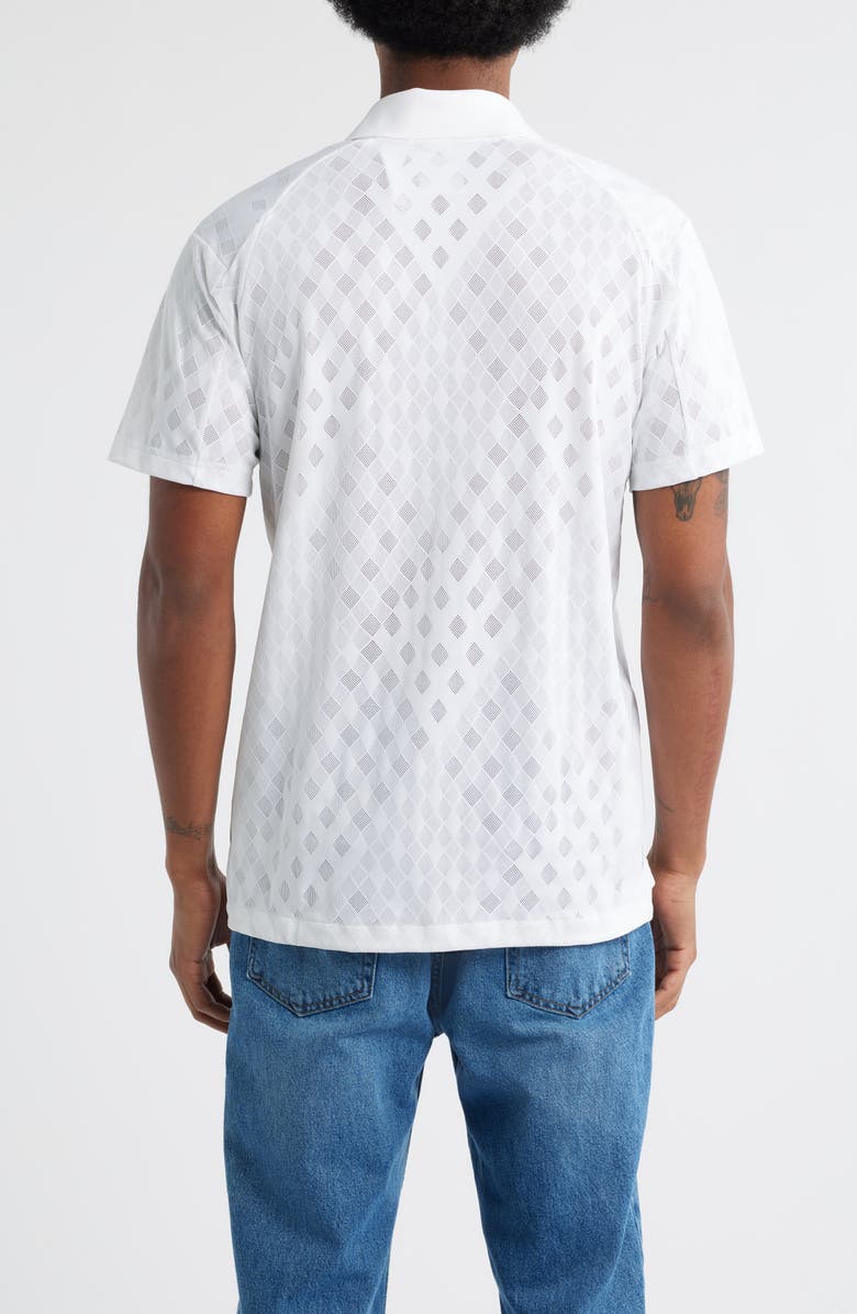 adidas Pro Quarter Zip Polo, Alternate, color, White