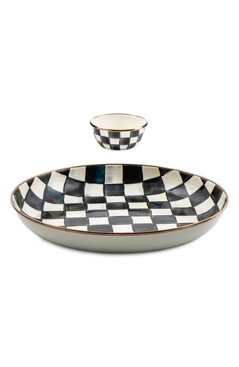 Courtly Check Chip & Dip Set
