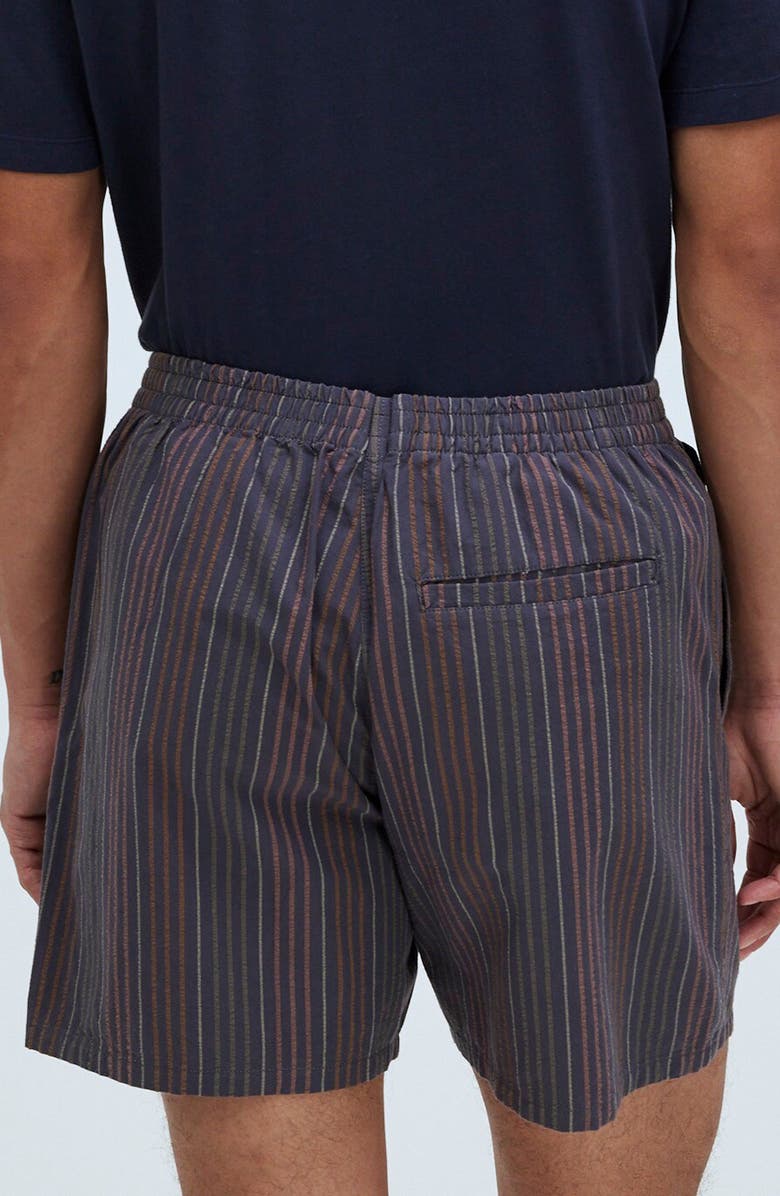 Madewell Everywear Stripe Seersucker Shorts, Alternate, color,