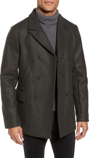 Billy Reid Bond Wool Blend Peacoat | Nordstrom Billy Reid Bond Wool Blend Peacoat | Nordstrom