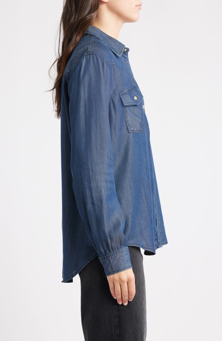 Rails Remi Denim Shirt, Alternate, color, Oceana