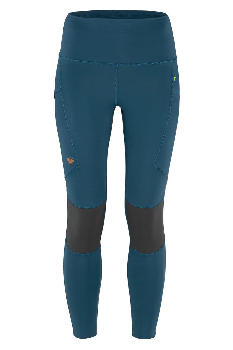 Women's Abisko Pro Trekking Tights, Alternate, color, INDIGO BLUE-IRON GREY