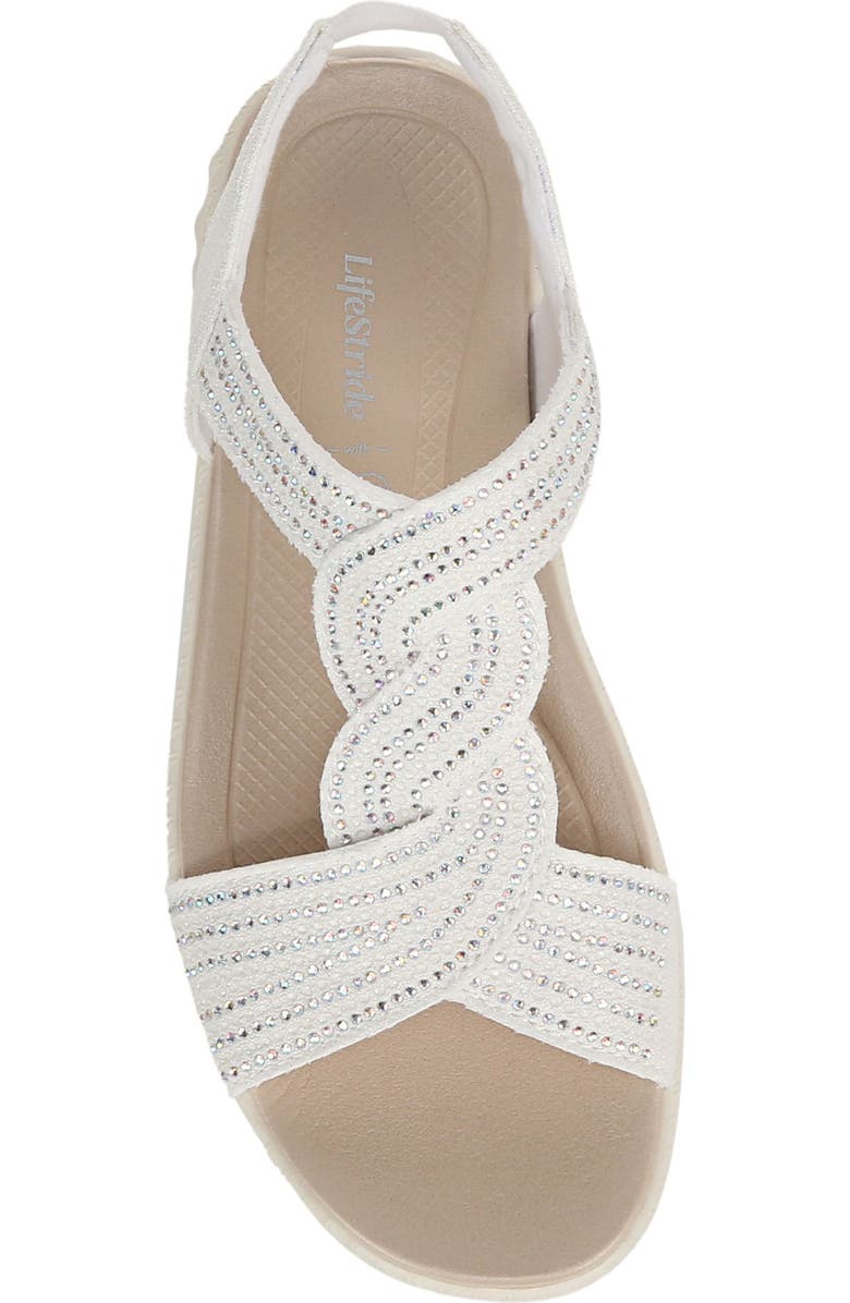 LifeStride Lilly Bright Sandal, Alternate, color, White